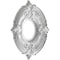 Ekena Millwork Attica PVC Medallion (Canopies up to 4 1/8"), 10"OD x 3 1/2"ID x 3/4"P, Metallic Weathered Steel CMP10ATDST - alternate 3